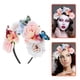 thumbnail image 4 of Tandada de la cabeza de mariposa Diadema de Halloween Decoración del cabello de la flor simulada Diadema de graduación, 4 of 6