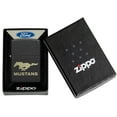 thumbnail image 3 of Zippo Ford Mustang Black Crackle Pocket Lighter, 3 of 6