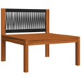 thumbnail image 6 of vidaXL 3-Seater Patio Sofa with Cushion Solid Acacia Wood, 6 of 8