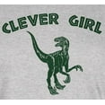 thumbnail image 4 of Old Glory Juniors Jurassic Velociraptor Clever Girl Short Sleeve Graphic T Shirt, 4 of 6