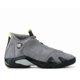 thumbnail image 2 of Ni - ke Vintage Air Jordan 14 Retro SZ 16 Shoe Graphite Chartreuse Blk 311832-031 2005, 2 of 5