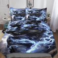 thumbnail image 3 of Leopard Bedding Set Animal People Wildlife Printing Microfiber Duvet Cover With Double Zipper Closure, 3 of 5