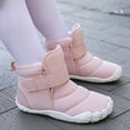 thumbnail image 6 of Kids Winter Snow Boots Boys Girls Wide Toe Box Barefoot Hiking Boots Furry Lined Outdoor Short Booties, 6 of 9