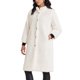 thumbnail image 4 of Abrigo largo de piel sintética para mujer INSPIRE CHIC con cierre de botones y manga larga, abrigo difuso de invierno XS blanco, 4 of 6