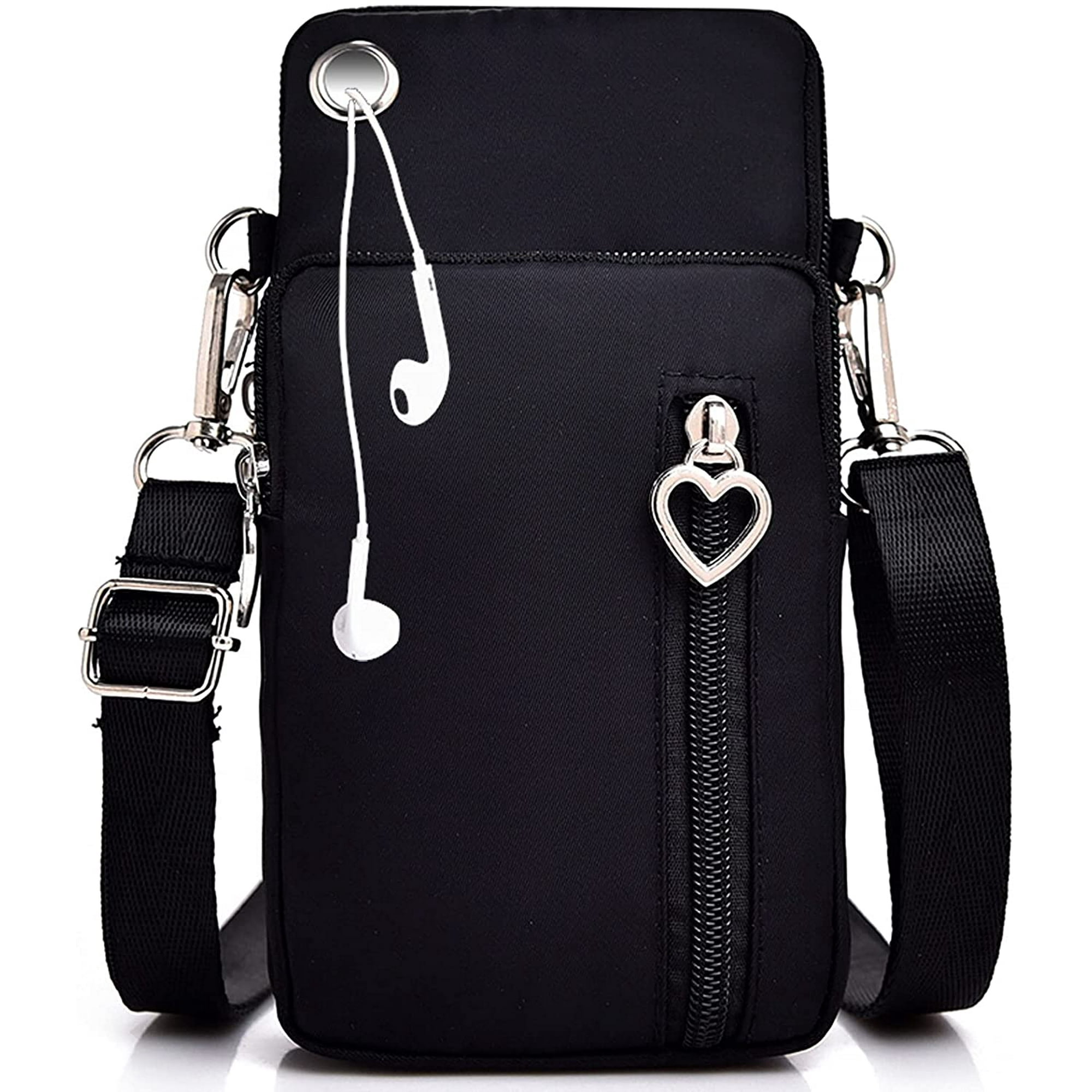 Cell phone pouch with shoulder strap sale