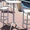 thumbnail image 3 of Siesta ISP161-WHI Table de Bar Rond Pieuvre Blanc, 3 of 10
