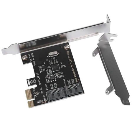 High-Speed SATA III Expansion Card for PCIe Double Data Transmission for Desktop & Server Storage
