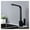 Black, variant on Square Kitchen Faucet 360 Degree Rotating Stainless Steel Sink Tap Swivel Spout Cold Hot Mixer ,Tankless Design