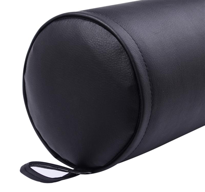 Soozier 25 Full Round Faux Leather Bolster Massage Pillow Lumbar
