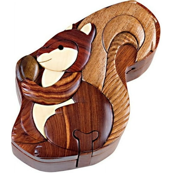 Squirrel - Secret Wooden Puzzle Box