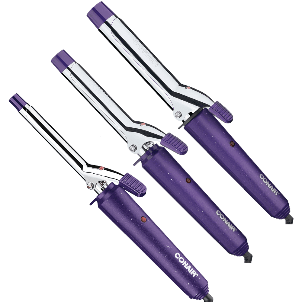 Conair Supreme Triple Value Pack Curling Irons, .5", .75", 1" Walmart