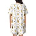 thumbnail image 3 of Bixox Women's Beer Printed Pajama Set 2 Piece Lounge Set Top and Shorts Soft Pajamas, Shorts with Pockets, 3 of 7