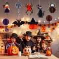 thumbnail image 4 of Dserhfy Honeycomb Halloween Hanging Decorations Ghost Spider Pumpkin Witch Bat Paper Honeycomb Centerpieces for Indoor Window Haunted House Decor, 4 of 8