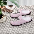 thumbnail image 5 of Womens Cozy Slippers Kuromi And My Melody Warm Soft Plush Slipper Slip-on House Shoes for Home Indoor Outdoor, 5 of 7