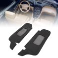 thumbnail image 1 of 2Pcs Car Sun Visor Cover, PU Leather Stylish Look Scratch Resistant Sun Visor Protector Cover for Mustang 1994 to 2004, Easy Installation with Hook and Loop Fastener, 1 of 7