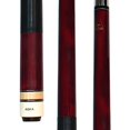 thumbnail image 4 of ASKA Red 48" Short Pool Cue – 14 oz, Maple Shaft, 13mm Tip, 5/16x18 Joint, Black Nylon Wrap (LCS48), 4 of 6