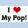 thumbnail image 2 of CafePress - I Love My Pop! Body Suit - Long Sleeve Cotton Baby Bodysuit, 2 of 4