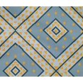 thumbnail image 4 of oneOone Cotton Flex Fabric Diamond|Triangle & Check Geometric Print Fabric By Yard 40 Inches Wide, 4 of 4