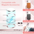 thumbnail image 5 of 2-in-1 Entronix Bundle for iPhone 11, Magnetic Clear Case 1 Screen Protector, Rose, 5 of 8