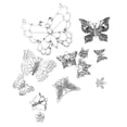 thumbnail image 4 of Segolike 3xWholesale 12 Assorted Antique Butterfly Charms Pendant Findings 3 Pcs, 4 of 8