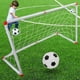 thumbnail image 4 of Mini juego de red con poste de portería de fútbol para niños, para interiores y exteriores, con bomba de pelota, juguete deportivo para niños, 4 of 9