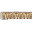 thumbnail image 2 of Ambesonne Earth Tones Fabric by the Yard Upholstery, Intricacy of Gothic Era, 10 Yards, Multicolor, 2 of 4