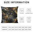 thumbnail image 5 of PHYHOO Black &amp; Gold Marble Throw Pillow Covers - Luxurious Abstract Ink Fluid Art Cushion Cover, Decorative Modern Decor for Home Sofa Living Room White, 5 of 5
