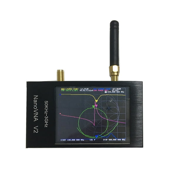 Antenna Analyzer 2.8 Inch Touching Screen 3G Vector Network Analyzer S-A-A-2 VNA V2 Antenna Analyzer Shortwave HF VHF UHF With Housing ,Compact and Powerful