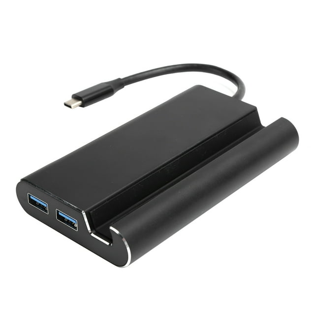Hub, 7 en 1 Estación de Acoplamiento Adaptador USB Tipo Adaptador C Eficiencia Óptima