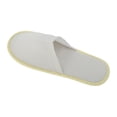 thumbnail image 5 of Unique Bargains 1Pair Disposable Slippers Foldable Closed Toe Anti-slip Hotel Slippers Light Gray, 5 of 5