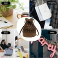 thumbnail image 6 of Straw Bucket Bag for Women, Summer Woven Beach Bag Drawstring Hobo Bucket Purses Handbag for Vacation, 6 of 6