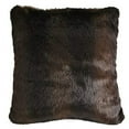 thumbnail image 2 of Carstens Brown Bear Faux Fur Pillow, 2 of 2