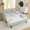 Bright Green, variant on Twin Daybed with Trundle and Charging Station, Upholstered Gingham Daybed Sofa Bed, Pull Out Trundle Daybed, Twin Upholstered Space Saving Bed Frame (Bright Green)