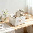 thumbnail image 5 of Fmbmuo Foldable Storage Basket With Handle , Storage Containers For Clothes Diamond Art Storage For Wardrobe Shelf Nursery Bedroom Living Room, 5 of 6