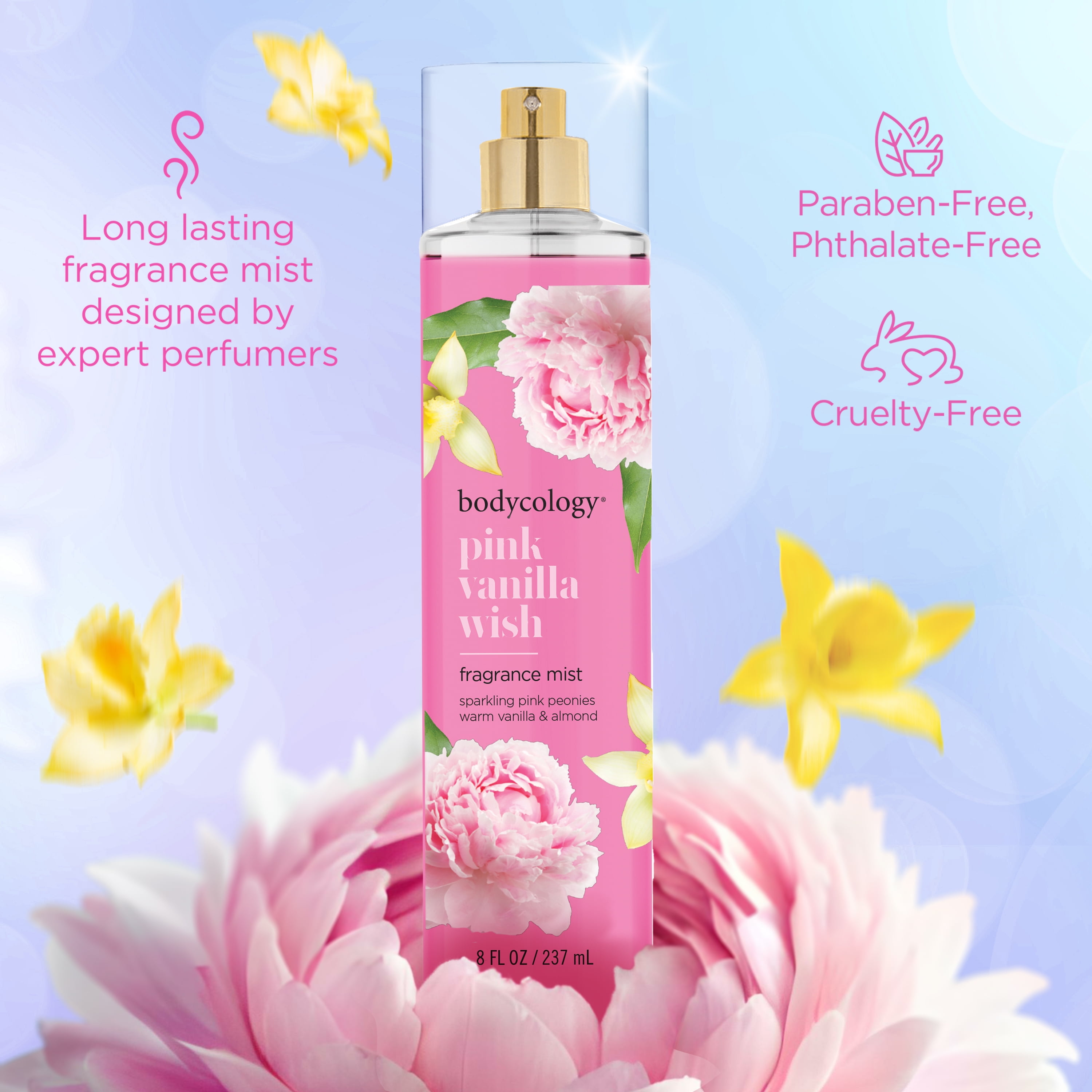 Bodycology Pink Vanilla Wish Body Mist, 8 fl.oz.