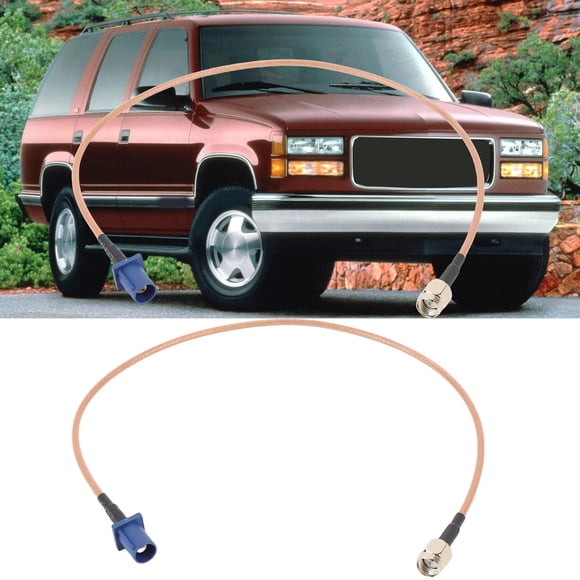 Adaptateur d'Antenne Fakra C Mâle vers SMA Mâle 2 Pcs Câble Anti-Interférence RG174 pour Voiture GPS
