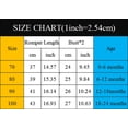 thumbnail image 4 of Douhoow Newborn Baby Girl Sleeveless Romper Solid Color Ruffle Jumpsuit Sunsuit Outfit 0-24M, 4 of 8