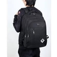 thumbnail image 3 of Zodiac Signs Adult Adjustable Belt Polyester 15.6 in Laptop Backpack, Blue, 3 of 5