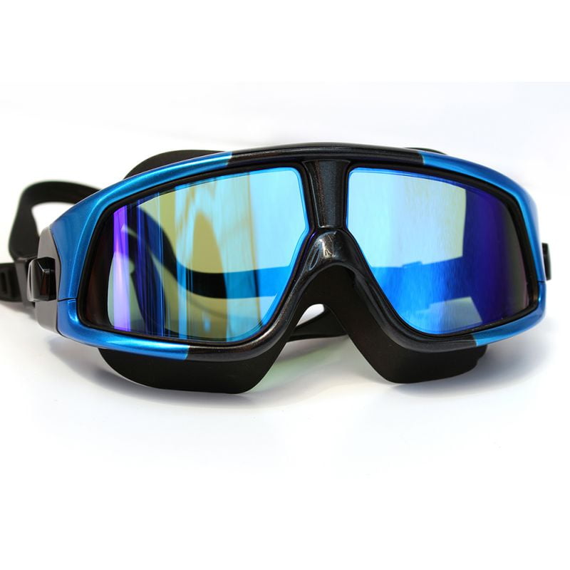 AM_ Swimming Goggles Silicone Large Frame Swim Glasses Anti-Fog UV Mask Sweet 