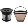 thumbnail image 1 of Tasse Filtre à Café avec Couvercle Rabattable Réutilisable de Qualité Alimentaire, Filtre à Café à Mailles Fines Détachable pour Ninja DualBrew Pro, 1 of 5