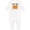 AA-White, variant on I'm One Pizza Birthday Party Baby Romper Coveralls