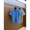 thumbnail image 2 of Polo de hombre de manga corta, informal, de negocios, de alta calidad, nuevo, de moda, con un botón, para primavera/verano, 2 of 5