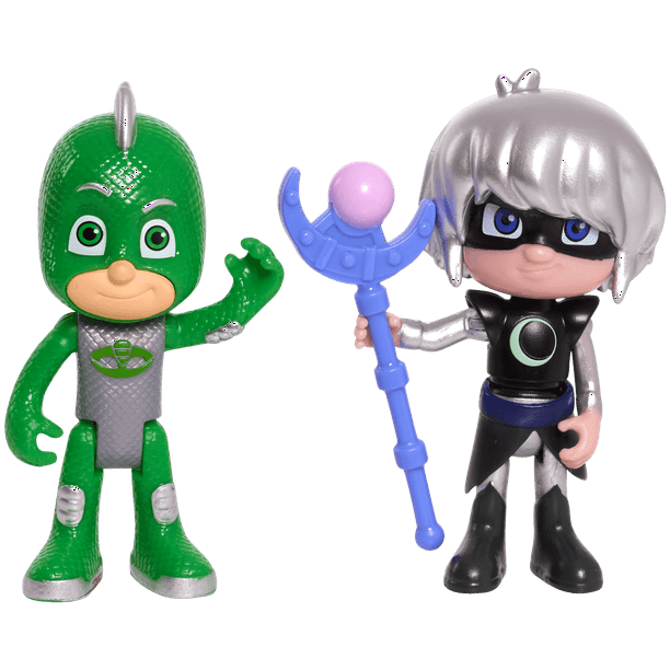 PJ Masks Hero VS Villain 2 Pack Figure Set Gekko & Luna Girl