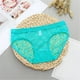 thumbnail image 2 of Gibobby Ropa Interior con Entrenamiento Bragas transparentes encaje para mujer Calzoncillos sin costuras algodón malla transparente sexy（Verde， M), 2 of 5