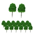 thumbnail image 3 of KLKCMS 20 Pièces 1/100 Miniature Modèle Arbre Chemin de Fer Vert Paysage Arbre pour DIY, 3 of 9