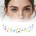 thumbnail image 2 of Temporary Stickers for Face Water Transfer Body Art Makeup Accessories Self Cosmetic Decals, 2 of 5