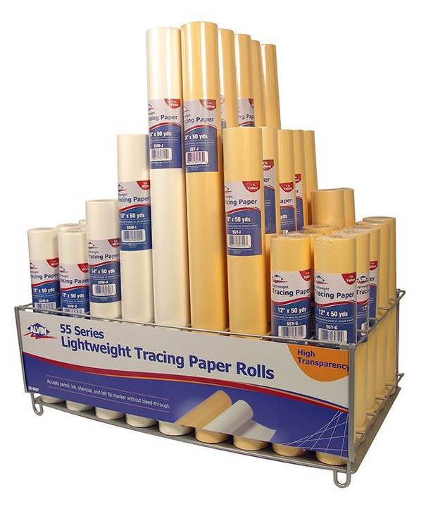 Lightweight Tracing Paper Roll Display