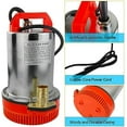 thumbnail image 3 of DC 12V Submersible Water Pump Submersible Deep Well Water Pump 1 inch Outlet，Irrigation Water Pump with Upgrade Copper Motor, 3 of 9