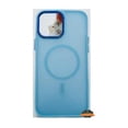 thumbnail image 2 of For Apple iPhone 15 Plus (6.7") Compatible with MagSafe [Strong Magnetic] Slim Translucent Matte Back Shockproof Phone Case Cover by Xpression - Blue, 2 of 10