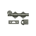 thumbnail image 3 of Deltana DDB425U15A 4" Dutch Door Bolt; Heavy Duty; Antique Nickel Finish, 3 of 3